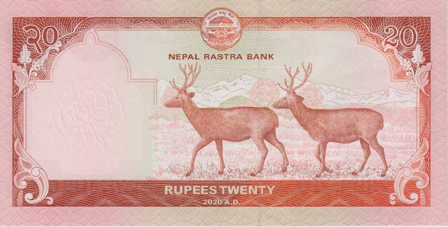 Nepal 20 Rupees 2020 P 78  MOUNT EVEREST UNC