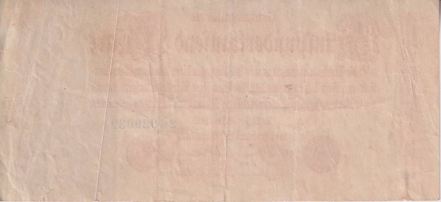GERMANY 50,000 MARK REICHSBANKNOTE 1923 P92 VF (USED)