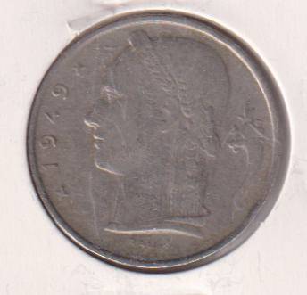 BELGIUM 5 FRANCS 1949 IN COIN FLIP