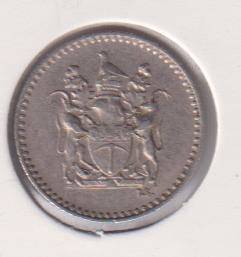 RHODESIA 2½ CENT  1970 IN COIN FLIP