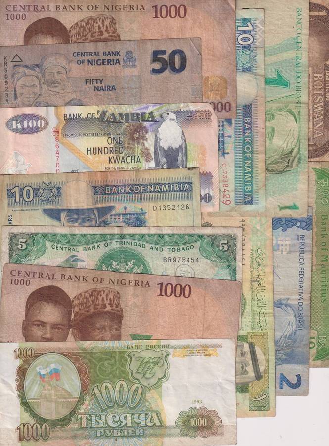 CLEARANCE SALE - Several Old and Damaged Banknotes -  SEE 2 SCANS