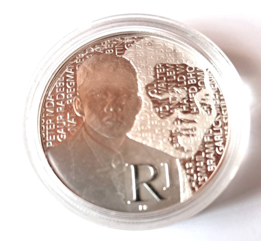 SA Silver R1 Proof 2015 - Mandela - Life of a Legend Series  coin plus 1994 BALLOT PAPER (GENUINE)