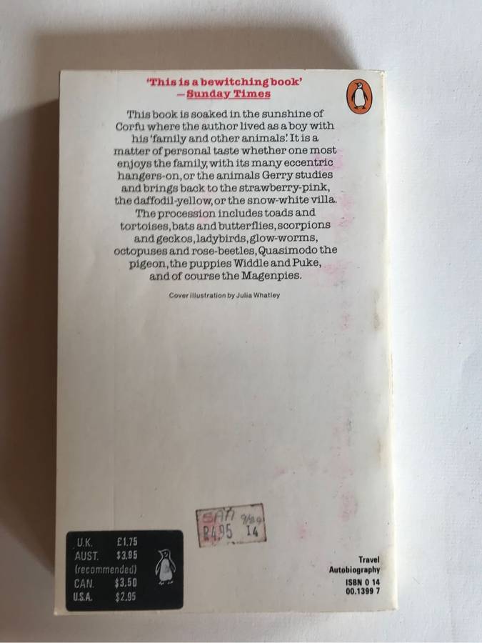 My family and other animals by Gerald Durrell