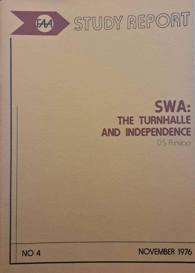Study report SWA The turnhalle and independence