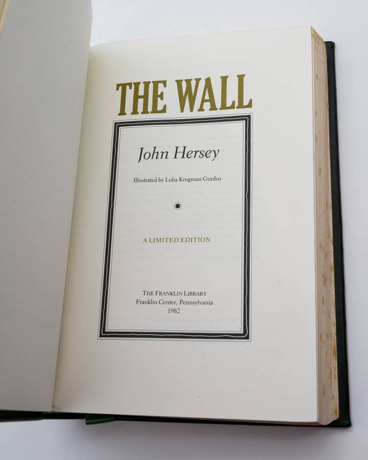 The Wall by Hersey, John