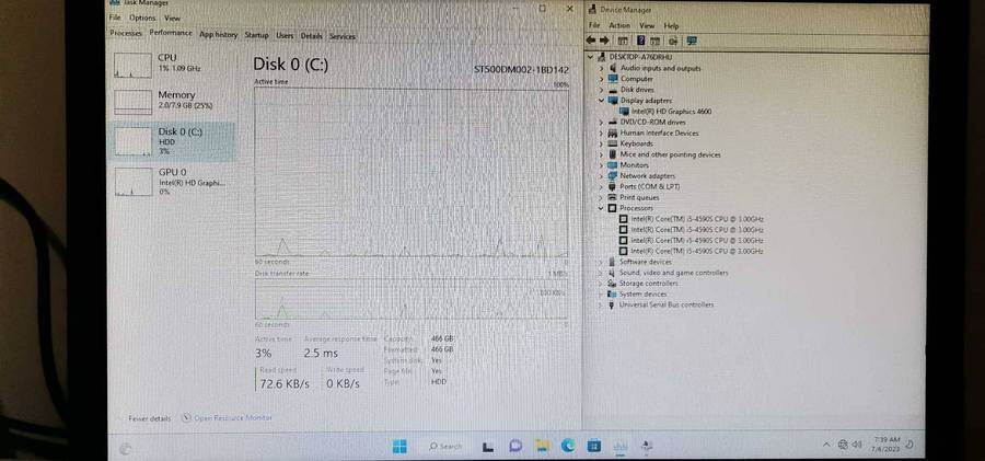 HP Prodesk i5 Quad Core_8gb Ram_500gb_Desktop