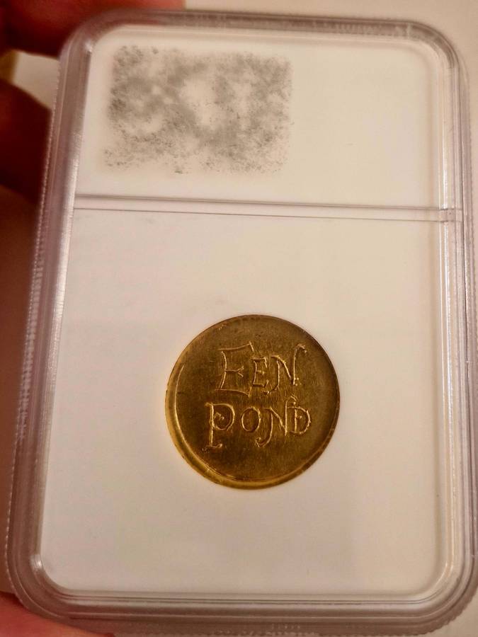 1902 ZAR Boer War Veldpond Graded AU50