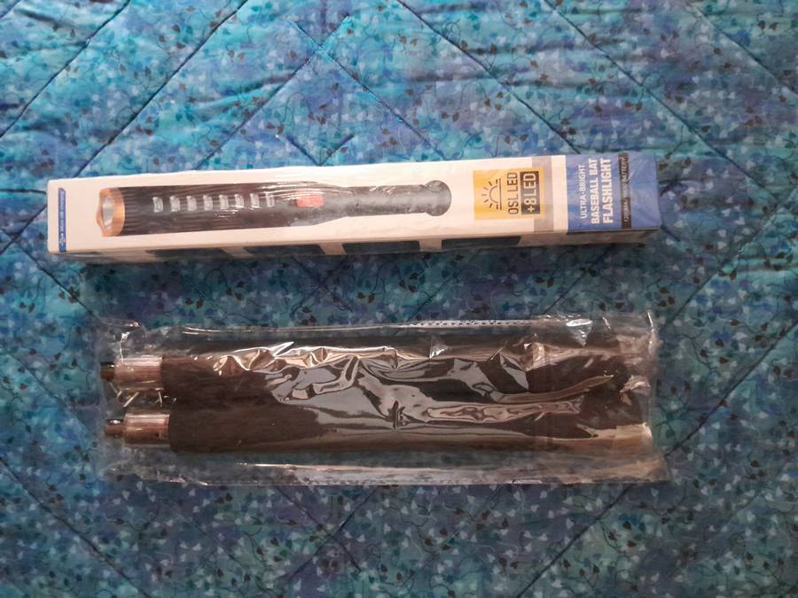 Flashlight and nunchuck