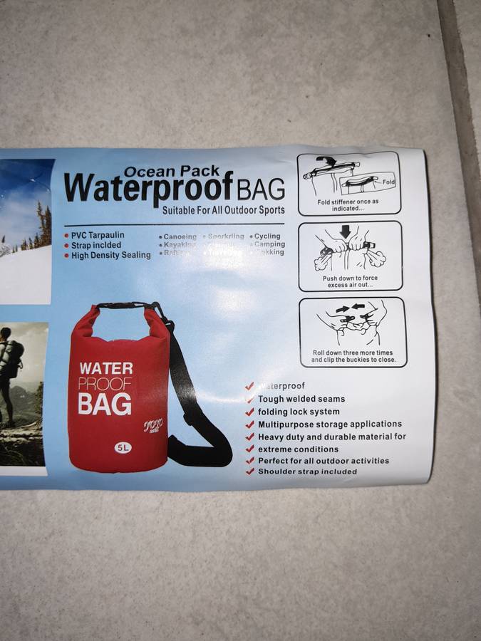Bag waterproof