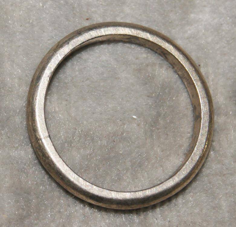 Unmarked silver ring