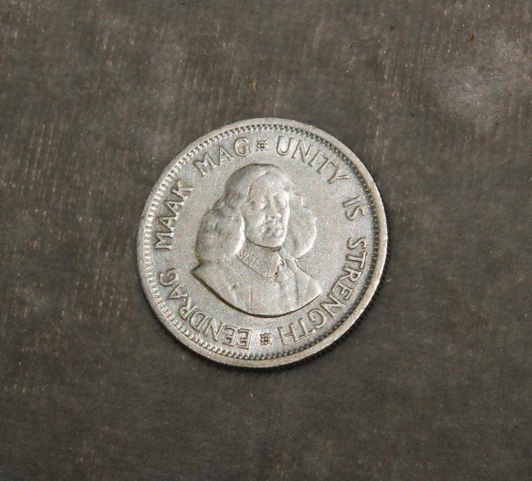1961 10c coin South Africa UNC 50% silver @ crazy low R1 start