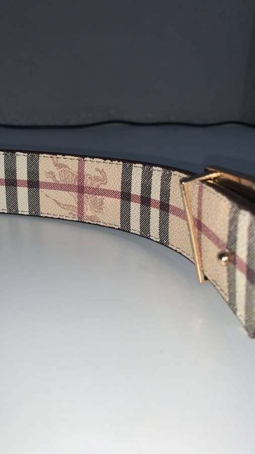 Burberry reversible belt