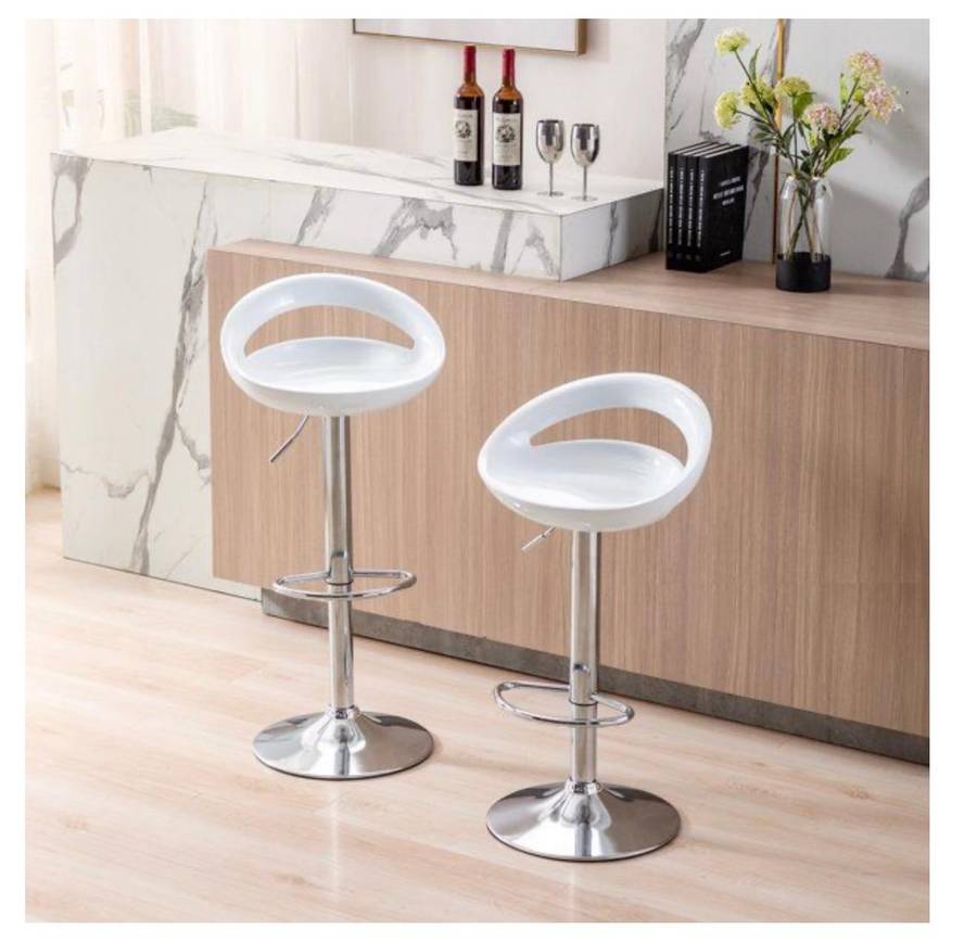 Bar Stools - White,Red and Orange available - Please advise colour - Demo/Displayed Units !!!!!!!!!