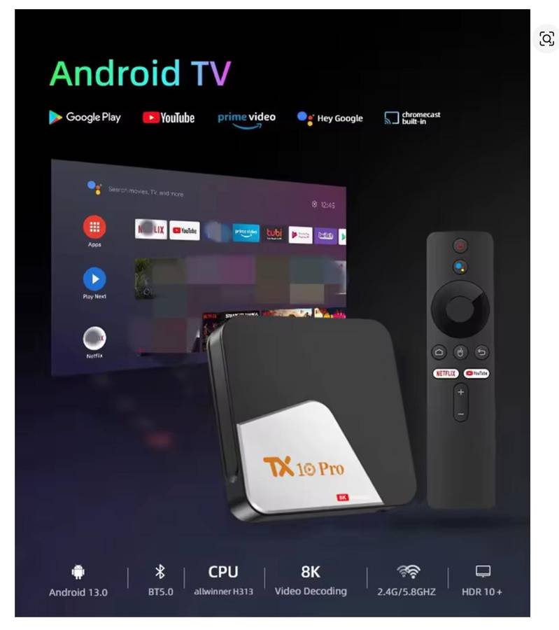 TX10 Pro Smart TV Box  Allwinner H313 Quad Core