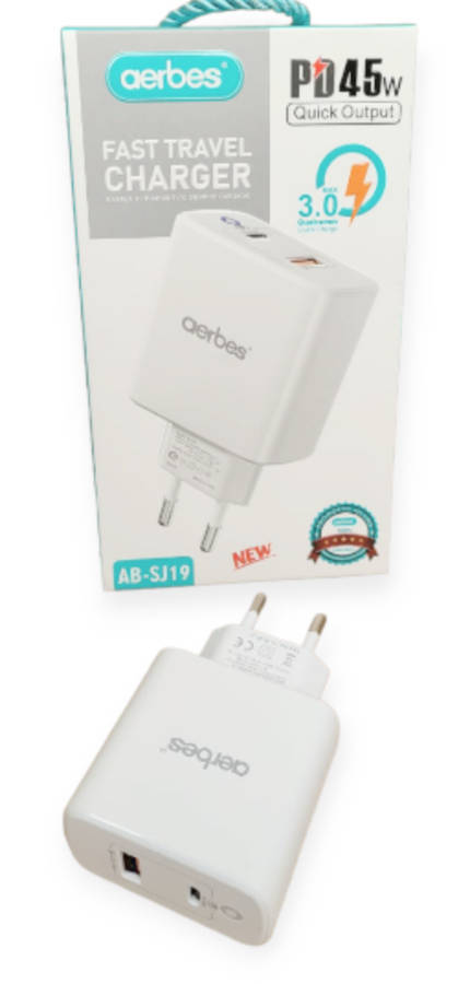 aerbes pd fast charger 20w ab-s814t