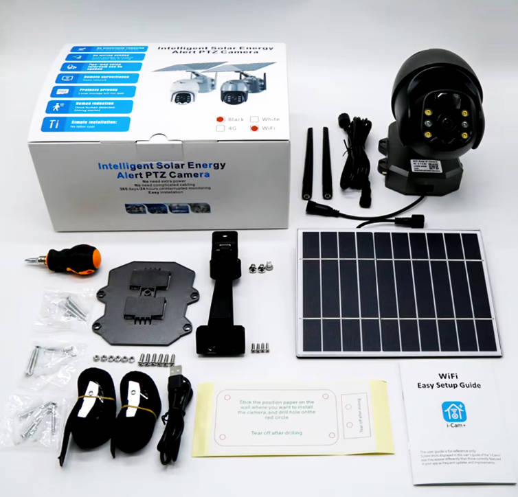 Intelligent Solar Energy Alert PTZ Camera