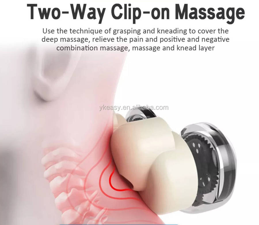 U-Shaped Neck Massage Pillow with Built in Battery