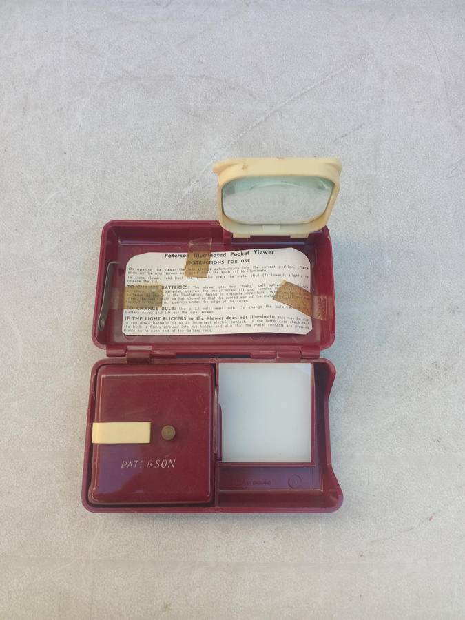 Vintage Paterson pocket viewer