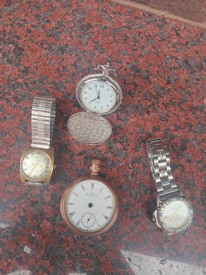 Vintage pocket watch & wrist watch
