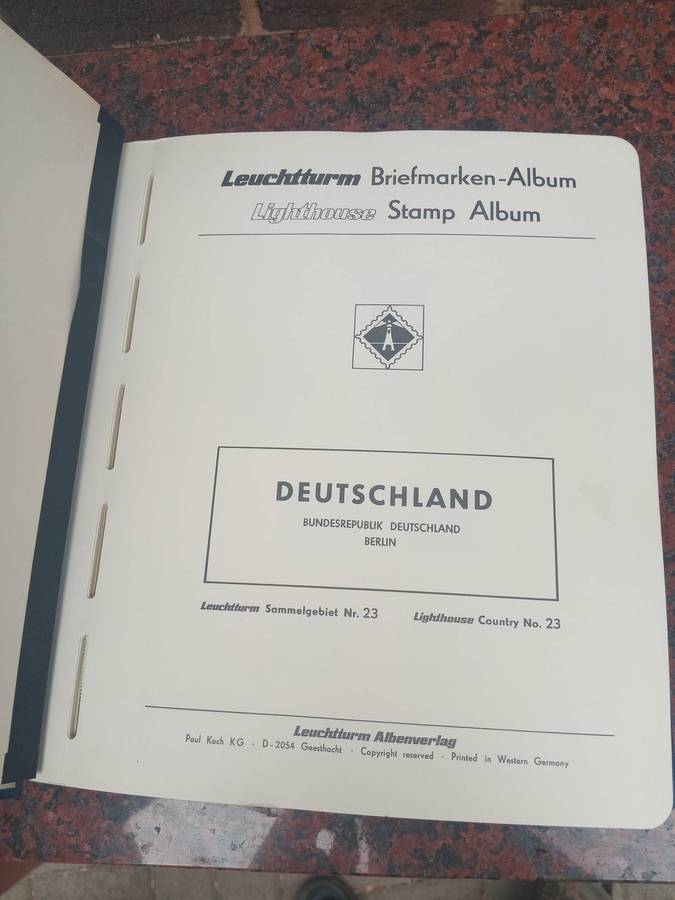 Germany stamp album