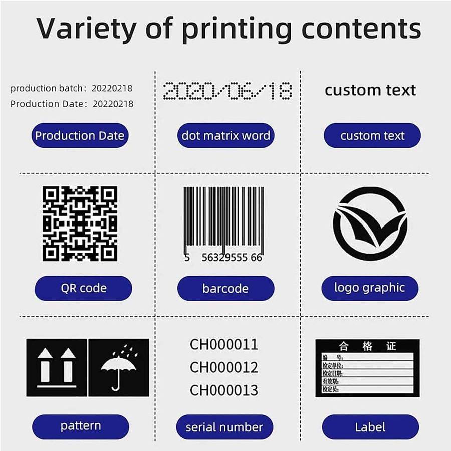 VEVOR-GoPrinter 12.7mm Handheld Printer - Complete Unit Includes Black EPIC Dry Ink Cartridge....