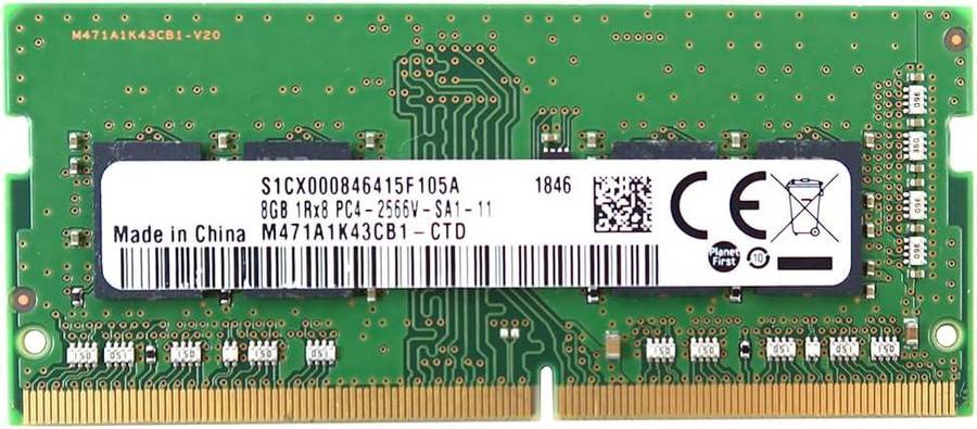 Samsung 8GB DDR4-2666 SO-DIMM Laptop RAM (M471A1K43CB1-CTD)  OEM