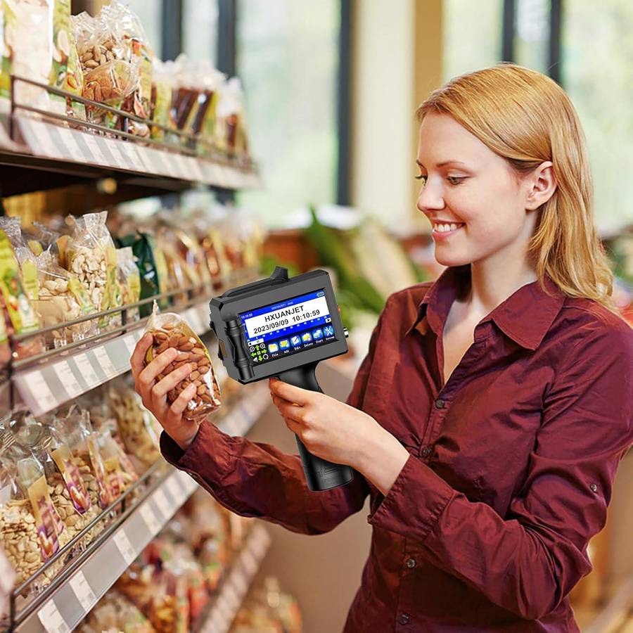 VEVOR-GoPrinter 12.7mm Handheld Printer - Complete Unit Includes Black EPIC Dry Ink Cartridge....