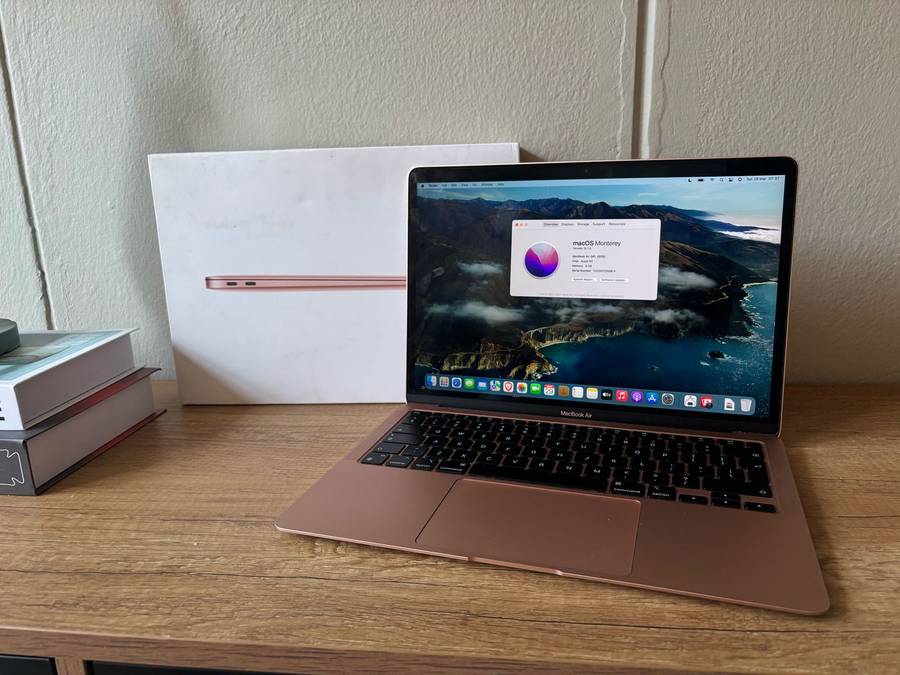 2020 Apple Macbook Air M1 Chip 8GB RAM unified Memory 256GB SSD Storage Rose gold
