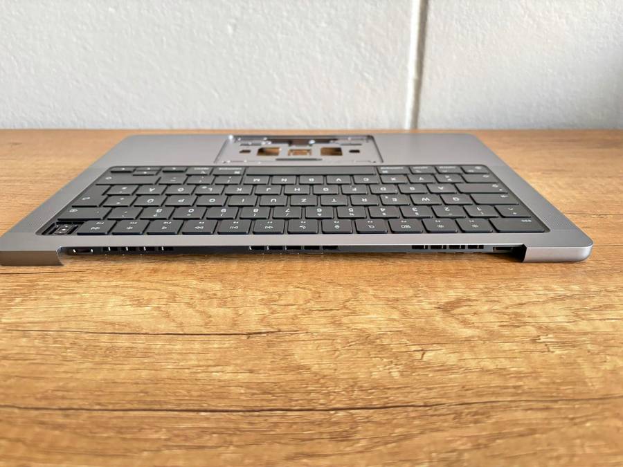 MacBook Pro 14" (A2442, A2779) Upper Case Assembly Condition: Used  Grade-A Color: Dark Grey