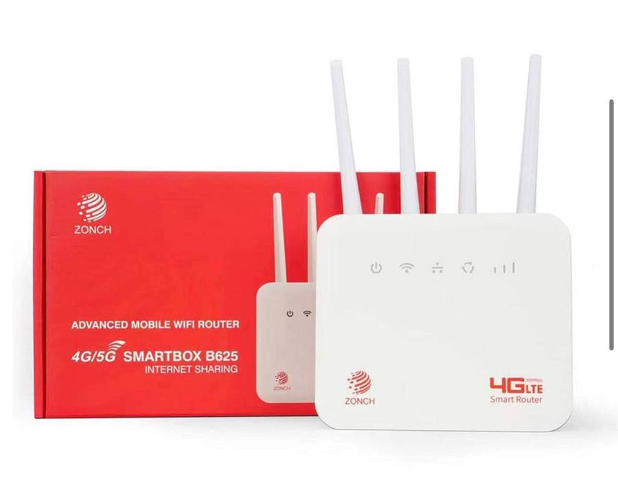  ZONCH B625 4G LTE WiFi Router with 4 Antennas  300Mbps