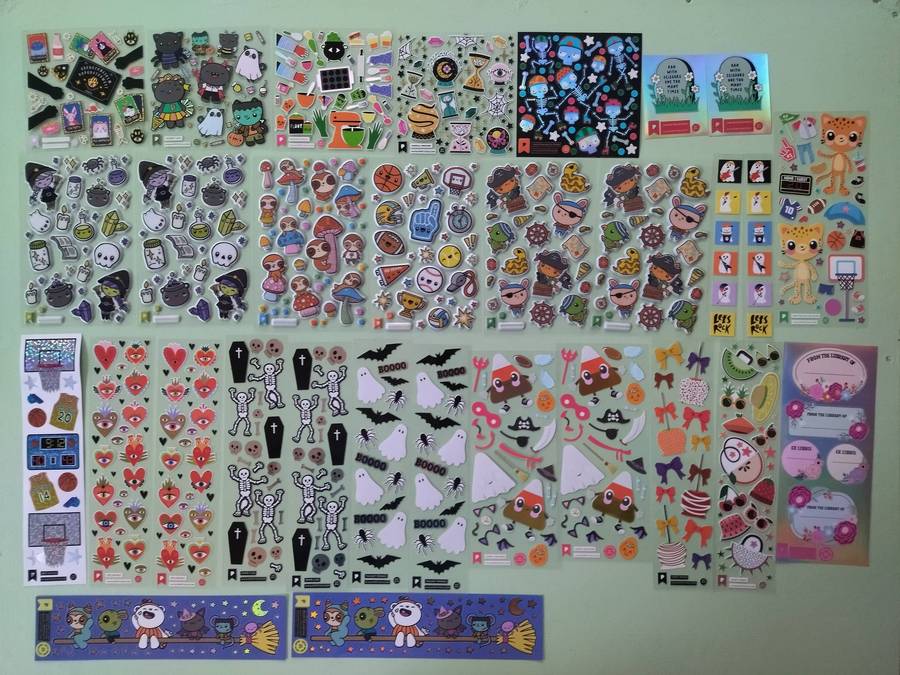 Collectable Pipsticks Stickers (USA)