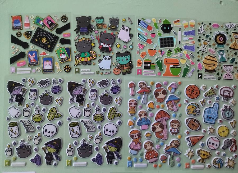 Collectable Pipsticks Stickers (USA)