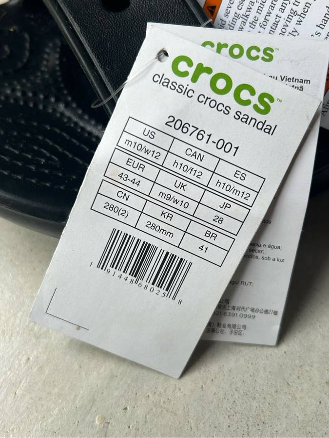 New crocs unisex sandals