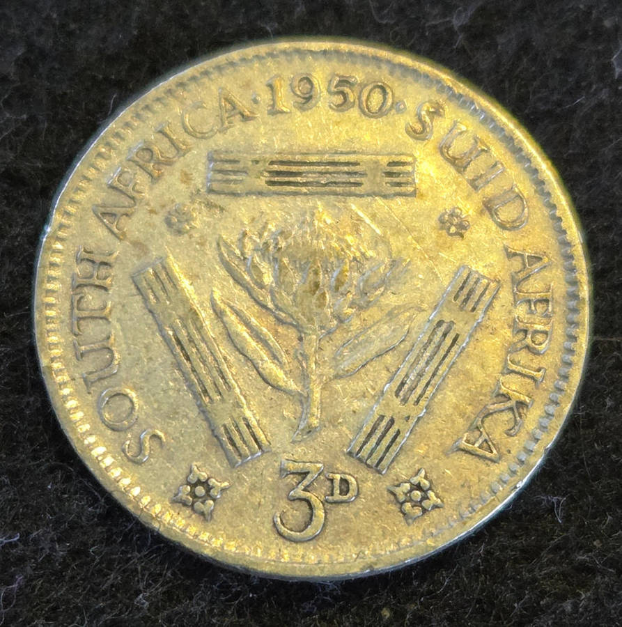 1950 - 3 Pence (lot 1 of 2)