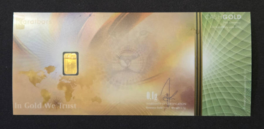 24 carat  Gold Bars (0,10 grams)