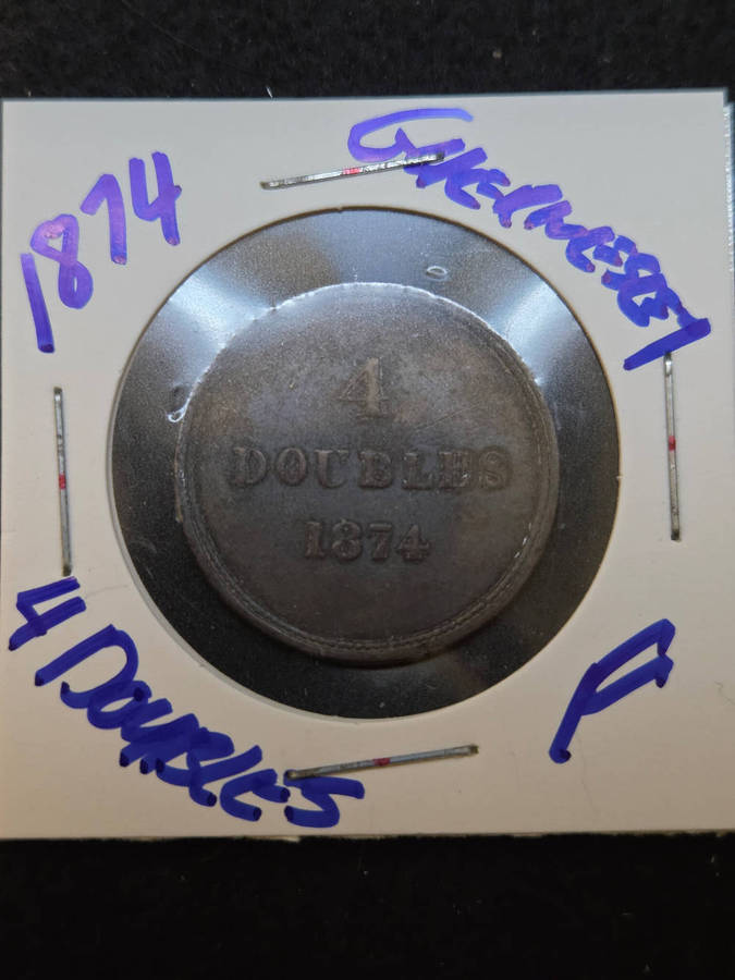 Guernesey 4 Doubles 1874