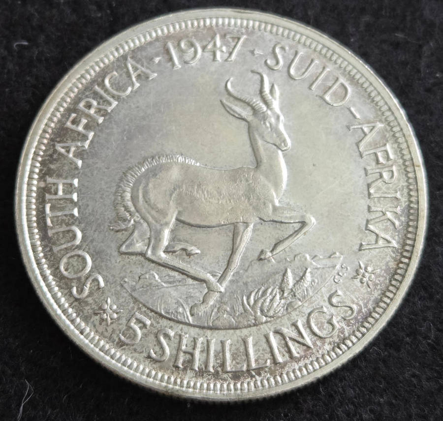 5 Shilling - 1947 (2 of 2).