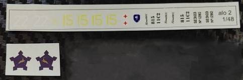Moria Aranid Decals, Alouette 2 Badge, ACD-125, 1/48 Scale