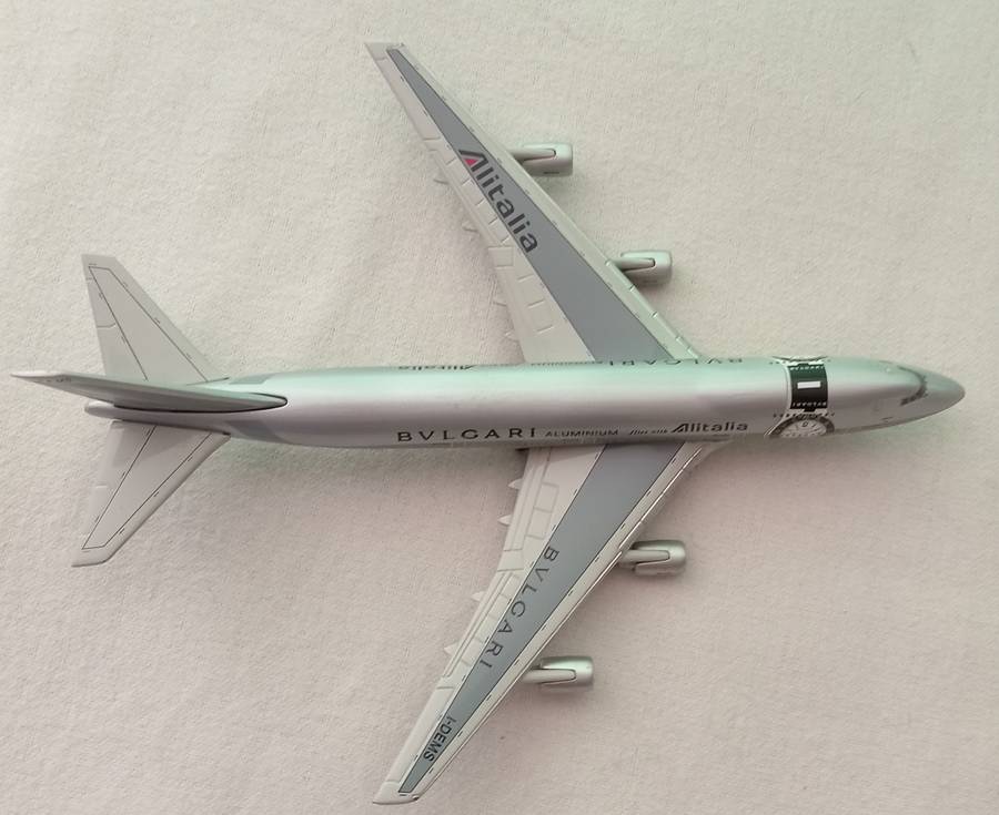 Tucano Lines Model, ALITALIA BVLGARI B747-234B Reg#I-DEMS  1/1:400 Scale Diecast Model  84023001