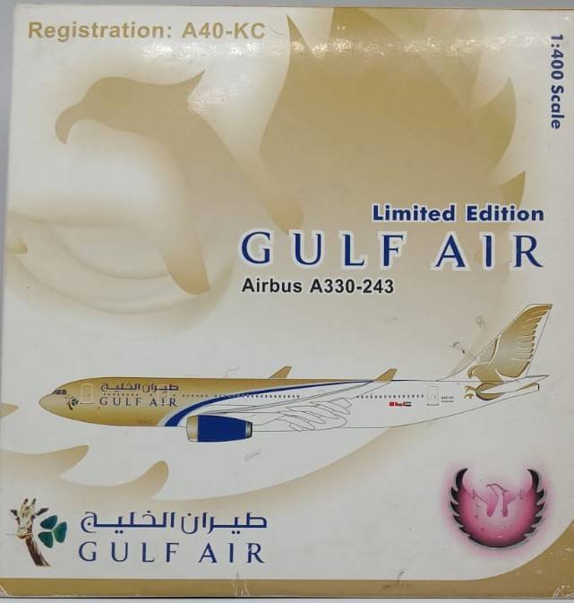 PHOENIX MODEL, Gulf Air, Airbus A330-243, A40-KC 1/400 Scale,