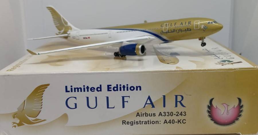 PHOENIX MODEL, Gulf Air, Airbus A330-243, A40-KC 1/400 Scale,