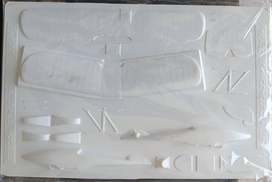 Sierra Scale Models, Hansa Brandenburg Vacuum KitW.18  No. 72-32 | 1:72