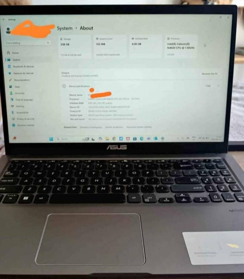 Asus Student/Work laptop