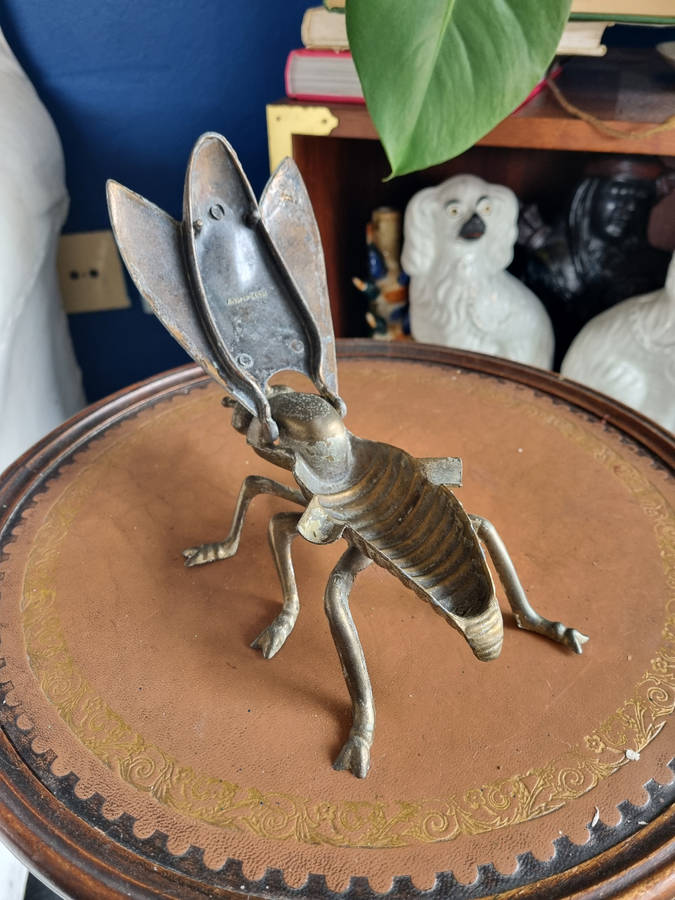 Vintage Metal Fly Ashtray