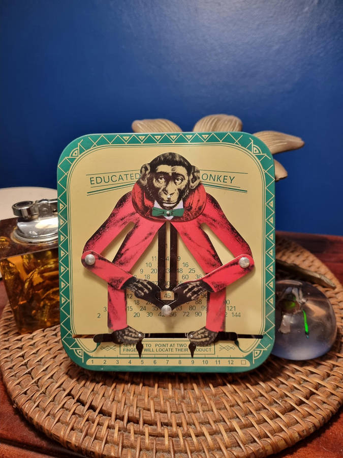 The Educated Monkey Tin Toy