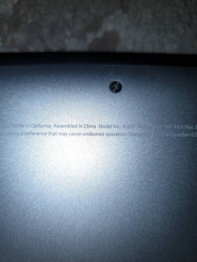 Macbook Pro 17 inch A1297