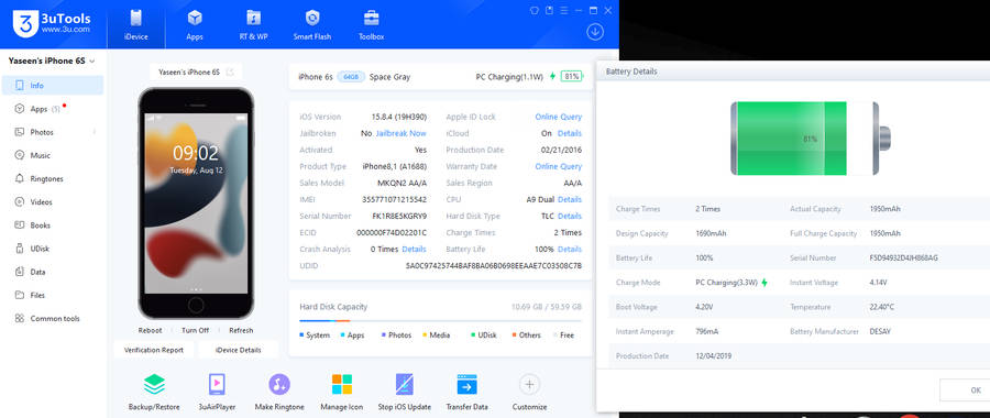 iPhone 6S 64GB mint condition