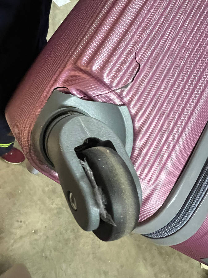 3 Piece Hard Outer Shell Luggage Set - Rose Pink