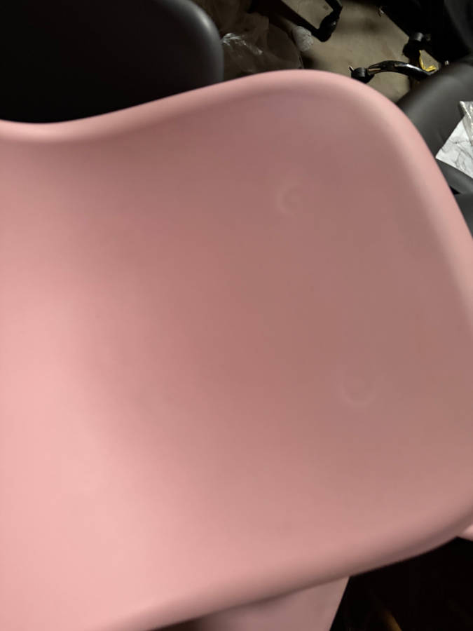 Modern Perla Wooden Leg Chair PINK