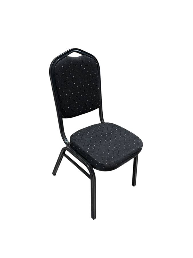 Conference Chair with Metal Frame - Black